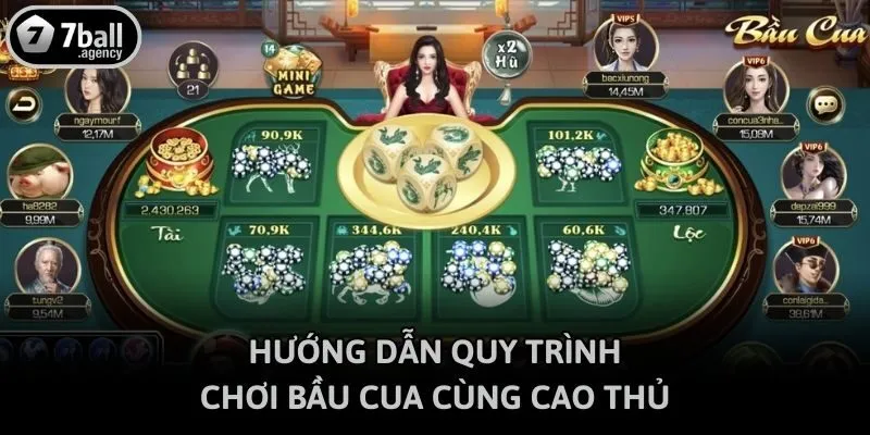 Hướng dẫn quy trình chơi bầu cua cùng cao thủ