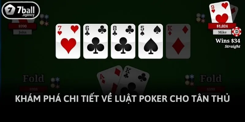 Khám phá chi tiết về luật poker cho tân thủ