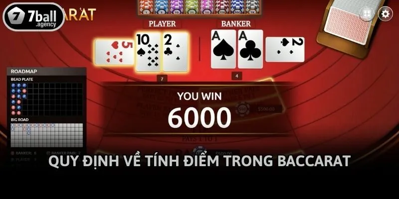 Quy định về tính điểm trong Baccarat